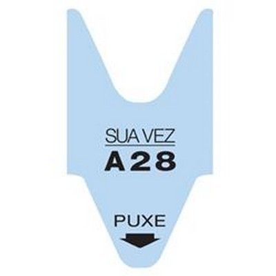 Rolos Senhas Vez Com / 2 Mil Unidades V�rias Cores Pack  5  Rolos